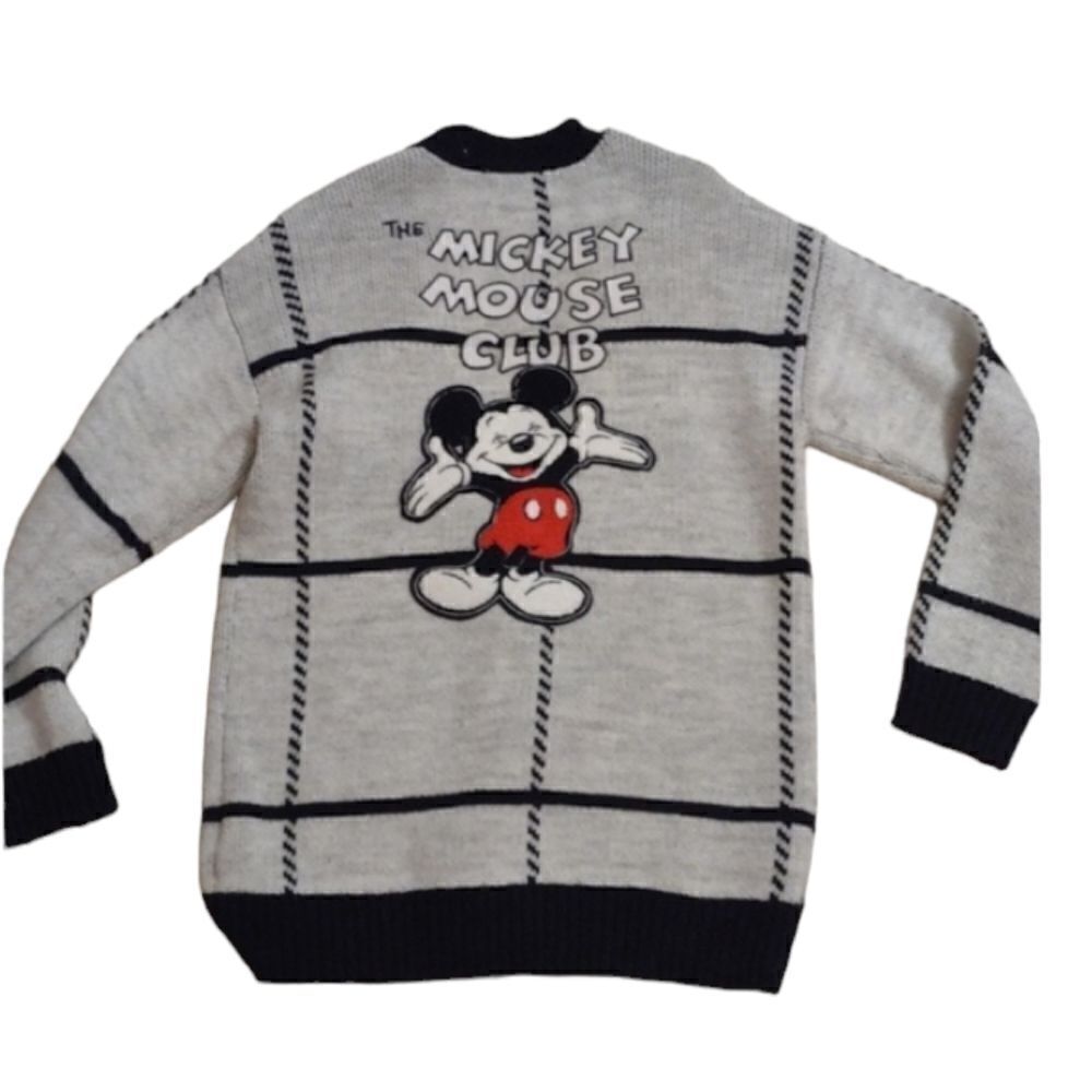 Disney Mickey Mouse Club Cardigan Mouseketeers grey size XS